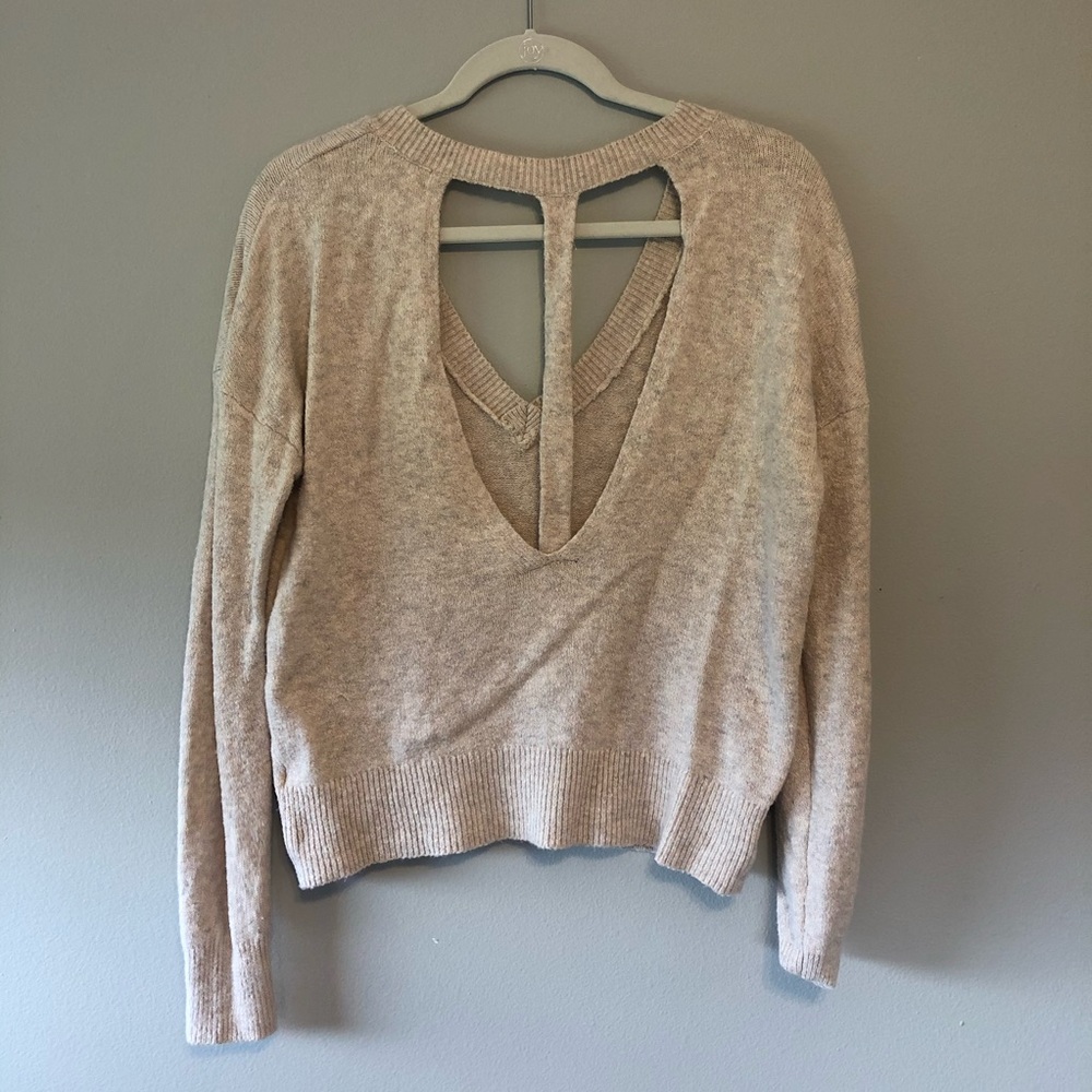 Open Back Sweater